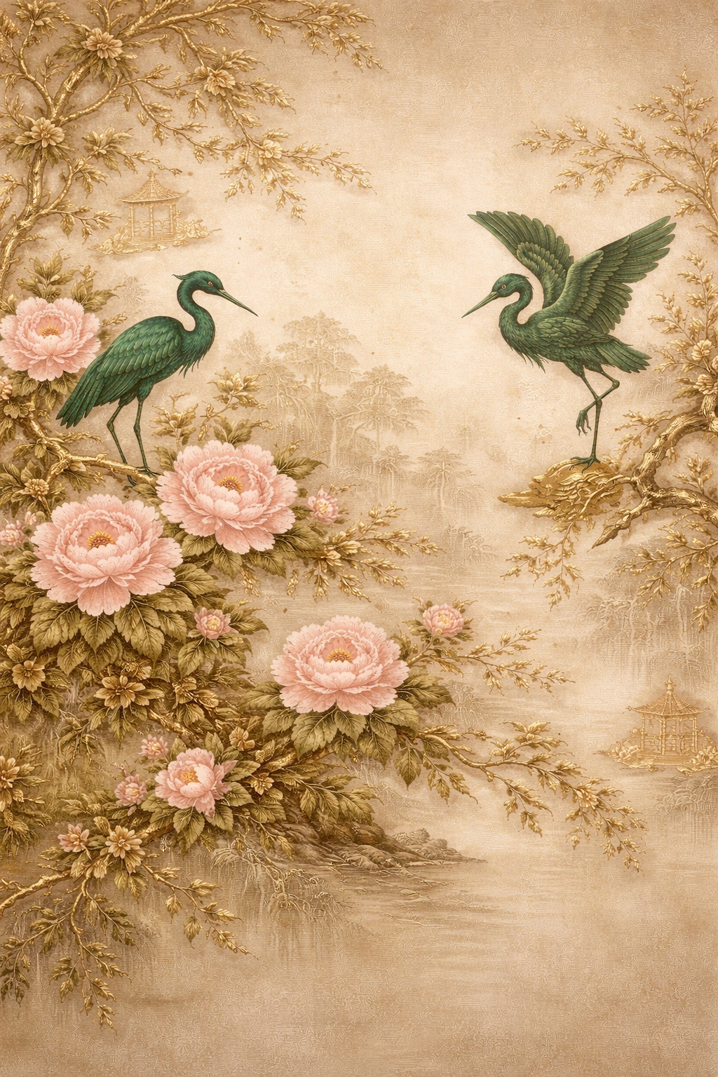 Chinoiserie Wall Mural