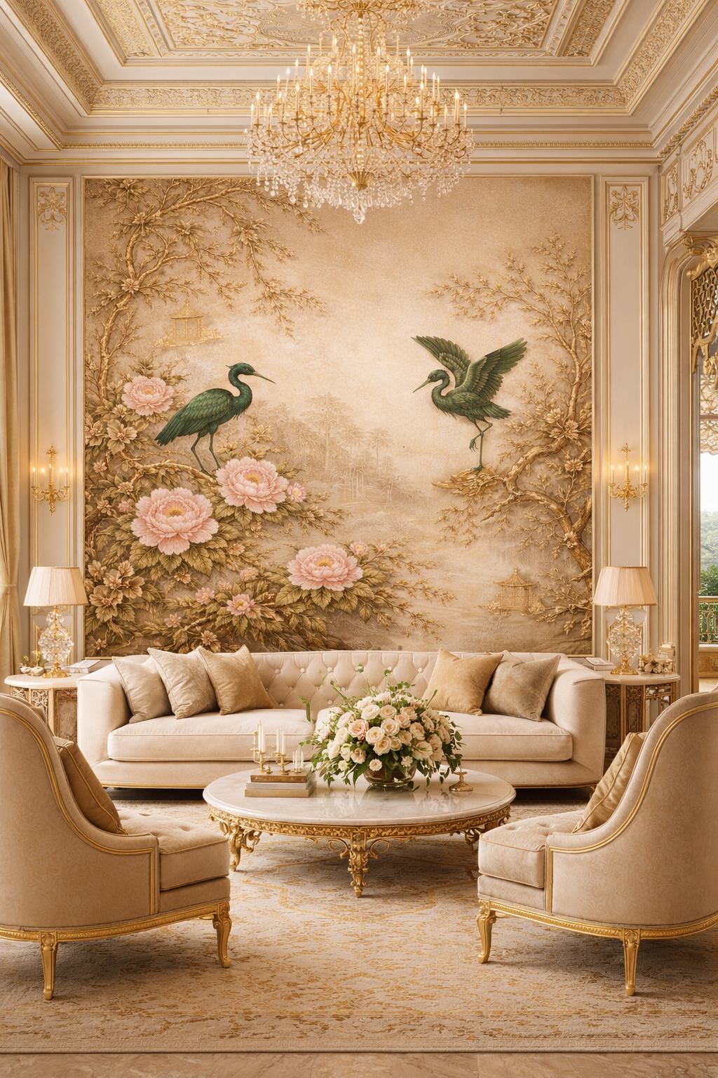 Chinoiserie Wall Mural